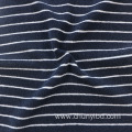 Customized Color Stripe Pattern Cotton55 Poly45 One Side Brush Weft Knitted Ant Fleece Fabric for Coat Home Textile